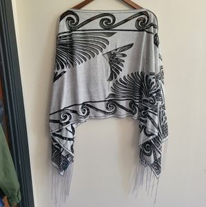 Shall Scarf & xl ribbed tank